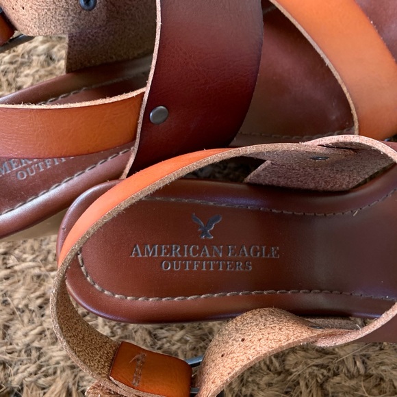 American Eagle Leather Wedges - Picture 4 of 7
